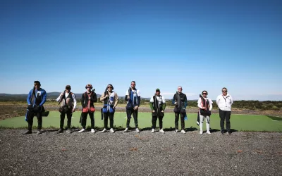 El tirador Cristian Vargas, tercero en Foso Olímpico