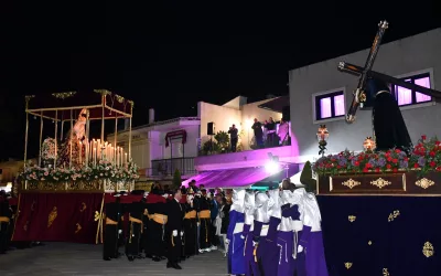 Procesión del Nazareno y de la Virgen de los Dolores este Miércoles Santo en la Estación