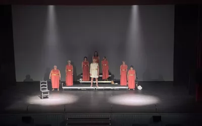 Memoria, en la obra de teatro de la Escuela de Casares