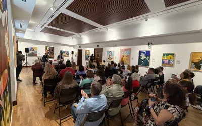 Un cercano Pablo Rivero protagonizó el Aula de Literatura del mes de abril