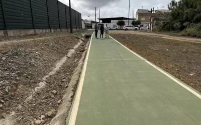Instalarán farolas en la senda ciclable en la Estación