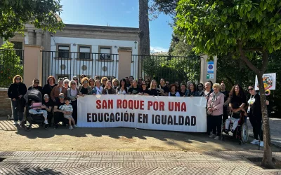 El Ayuntamiento, en la manifestación en Jerez de las familias de alumnado con necesidades específicas