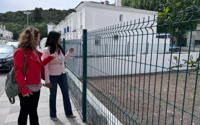 Reparado un muro en el CEIP Gloria Fuertes