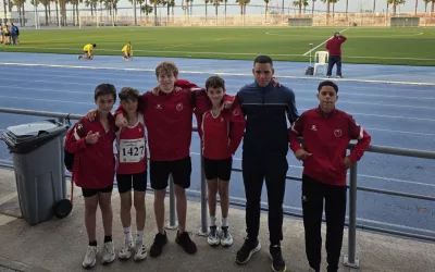 Destacable participación de 32 jóvenes atletas sanroqueños en el I Control Diputación de Cádiz
