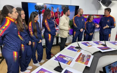 Recepción a los taekwondistas que participan en el Campeonato de Europa