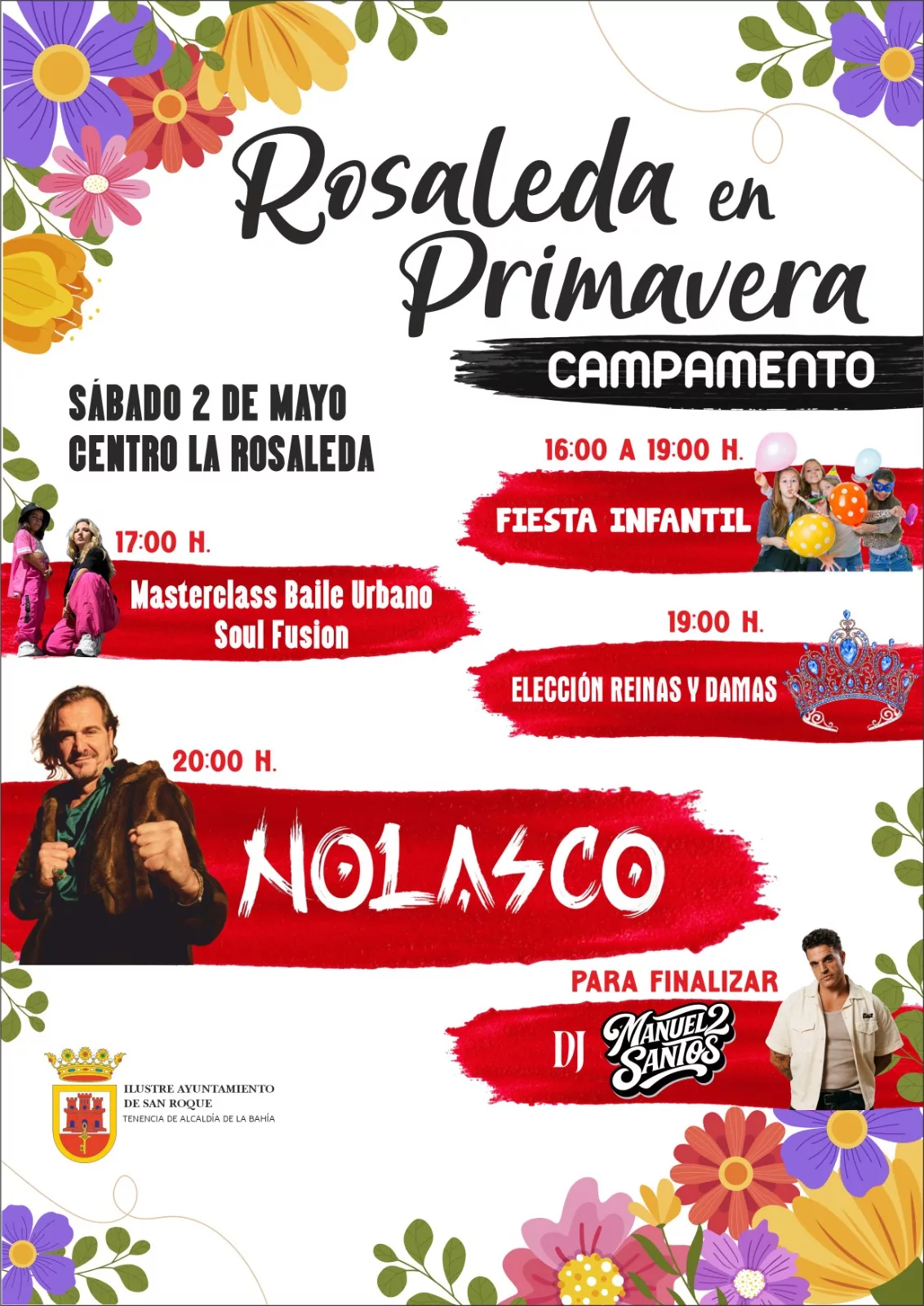 Rosaleda en Primavera