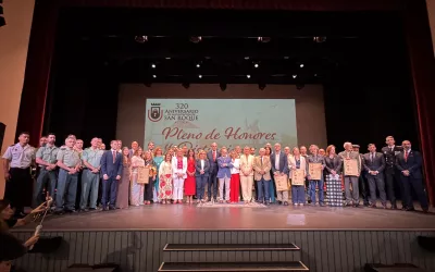 San Roque celebra su 320 aniversario con el Pleno de Honores y Distinciones
