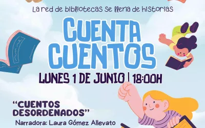 Cuentacuentos el próximo lunes 1 de junio en las bibliotecas del Casco y Guadiaro