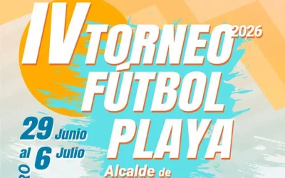 Abierta la inscripción para el IV Torneo de Fútbol Playa “Alcalde de San Roque”