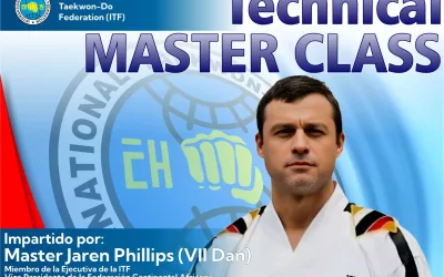 Master Class del prestigioso maestro sudafricano de Taekwon-Do ITF Jaren Phillips