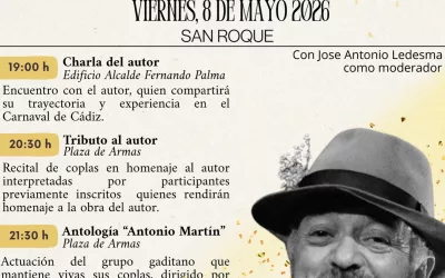 Este viernes, homenaje a Antonio Martín del mundo del carnaval de San Roque