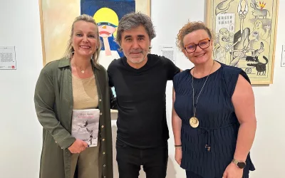 Lleno en el Aula de Literatura, con Pedro Simón