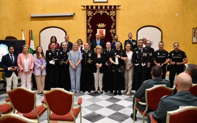 Entrega de distinciones en el Día de la Policía Local