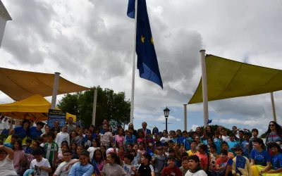 San Roque celebra el Día de Europa en la Plaza de las Constituciones