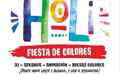 Mañana sábado la Estación disfrutará de la primera fiesta Holi del verano
