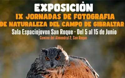 Las IX Jornadas de Fotografía de Naturaleza del Campo de Gibraltar llegarán al Espacio Joven, del 5 al 15 de junio