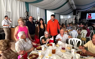 Los mayores de Guadiaro disfrutan de una merecida Cena de feria