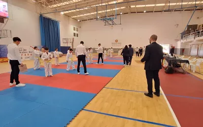 Gran asistencia en el Pabellón Ciudad de San Roque a los exámenes de Taekwon-Do ITF