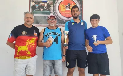 Ángel Ruiz y Sergio Panes, campeones del Torneo de parejas puntuable de Futbolchapas Campamento