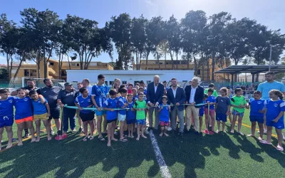 Inauguradas las mejoras en el campo de fútbol de Puente Mayorga