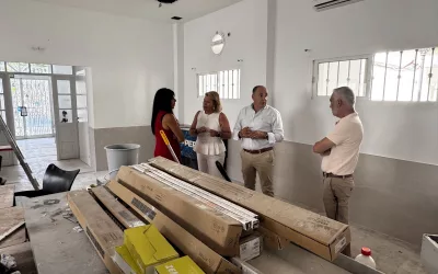 Obras de remodelación del interior del Centro de Día de Taraguilla