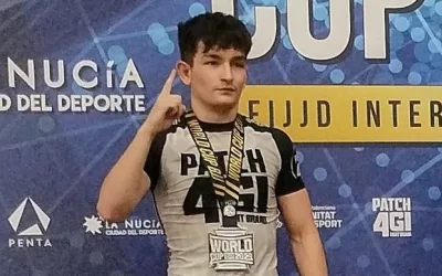 Liranzo subcampeón del mundo de Jiu Jitsu