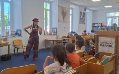 Celebrado un cuentacuentos en la biblioteca del casco organizado por la Red Municipal de Bibliotecas