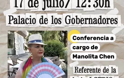 La conferencia de Manolita Chen, acto estelar del Orgullo LGTBIQ+ de San Roque 2026