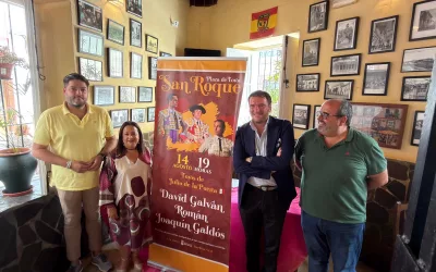 David Galván, Román y Joaquín Galdós, cartel de la corrida de toros de la Feria Real 2026