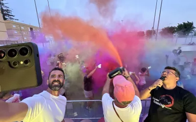 Puente Mayorga disfrutó de su animada Holi Fiesta
