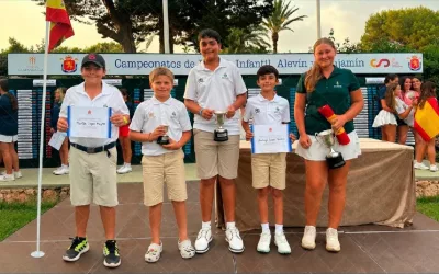 La Escuela Municipal de Golf de La Cañada brilla en el Campeonato de España Benjamín, Alevín e Infantil