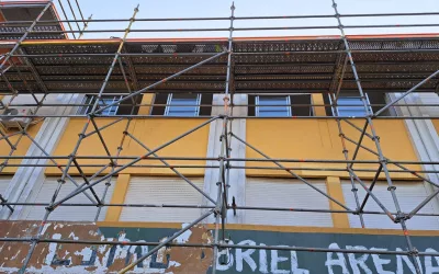 Distintas mejoras en el CEIP Gabriel Arenas, principalmente la reparación del voladizo