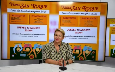 La inscripción a la Cena de Mayores de la Feria Real, del 3 al 10 de agosto