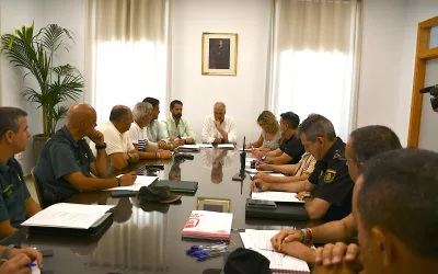 Reunión técnica para coordinar lo relativo a seguridad de los actos programados hasta septiembre