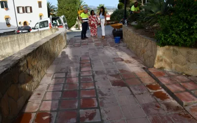 El Ayuntamiento de San Roque trabaja en distintas mejoras en el Parque Los Cañones