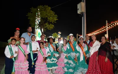 Diversión y mucha participación en la Cabalgata de la Feria de San Enrique