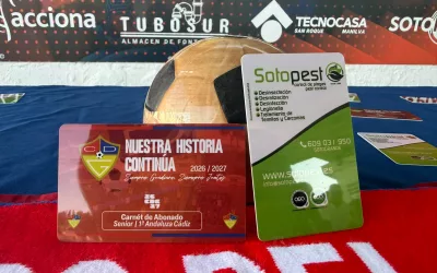 El CD Guadiaro presenta sus nuevos carnets de abonados para la temporada 2026/27