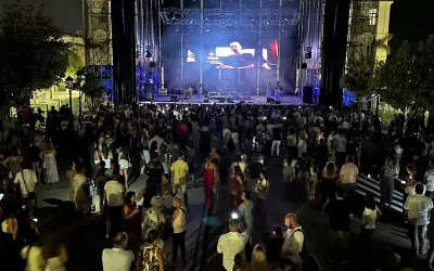 Manuel Cortés arrasó en el Domingo de Farolillos de San Roque