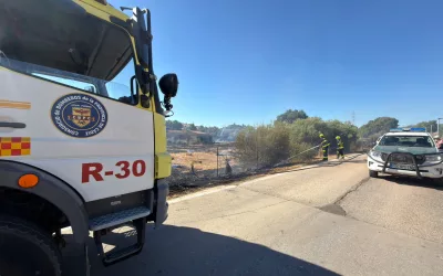 Controlado en la mañana del jueves el incendio declarado este miércoles en San Roque