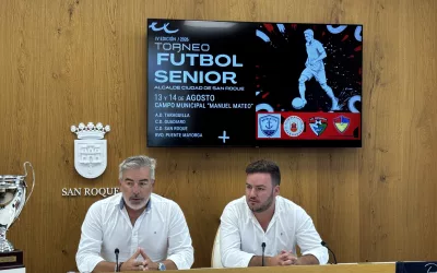 El campo de fútbol de Puente acoge este jueves y el viernes el IV Torneo Alcalde de San Roque