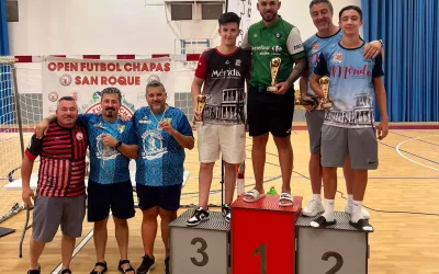 Juanlu Jiménez se proclama campeón del VII Open futbol chapas San Roque