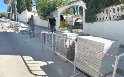 Obras para mejorar la seguridad en el acceso al IES Sierra Almenara