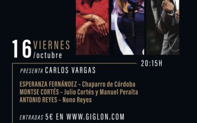 Otro gran cartel, este viernes en la Bienal de Flamenco de San Roque