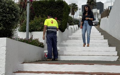 San Roque acelera la rehabilitación de espacios públicos del Valle del Guadiaro antes de las lluvias