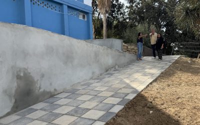 El Ayuntamiento ejecuta una actuación integral para mejorar la accesibilidad en la barriada de las 72 Viviendas