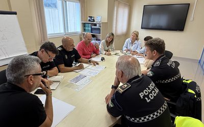 Reunión de Seguridad para la VII Carrera Popular “San Roque Corre contra la Violencia de Género”