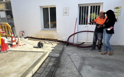 Adecentamiento de cementerios del municipio de cara a Todos los Santos