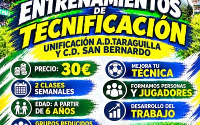 Taraguilla y San Bernardo ponen en marcha entrenamientos de tecnificación