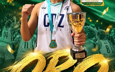 Adriana Trujillo, Oro con la selección gaditana infantil de baloncesto